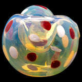 "Polka Dot" Glass Spoon Pipe