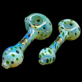"Polka Dot" Glass Spoon Pipe