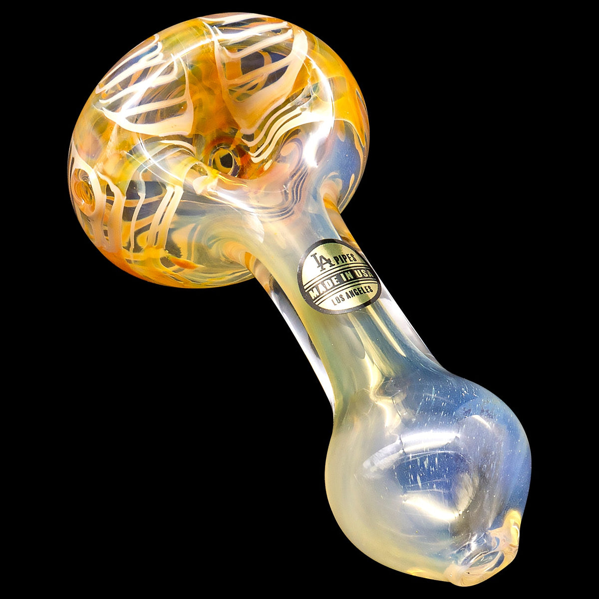 Multi color swirl Glass Smoking Pipe - Glass Pipes - Earl'z