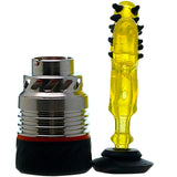 Rupert's Drop Piranha Puffco Proxy Glass Ball Cap