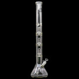 "Magnum Flow" Thick Glass Beaker Showerhead Perc Bong