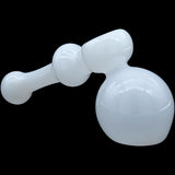 "Ivory Hammer" Glass Hammer Bubbler Pipe