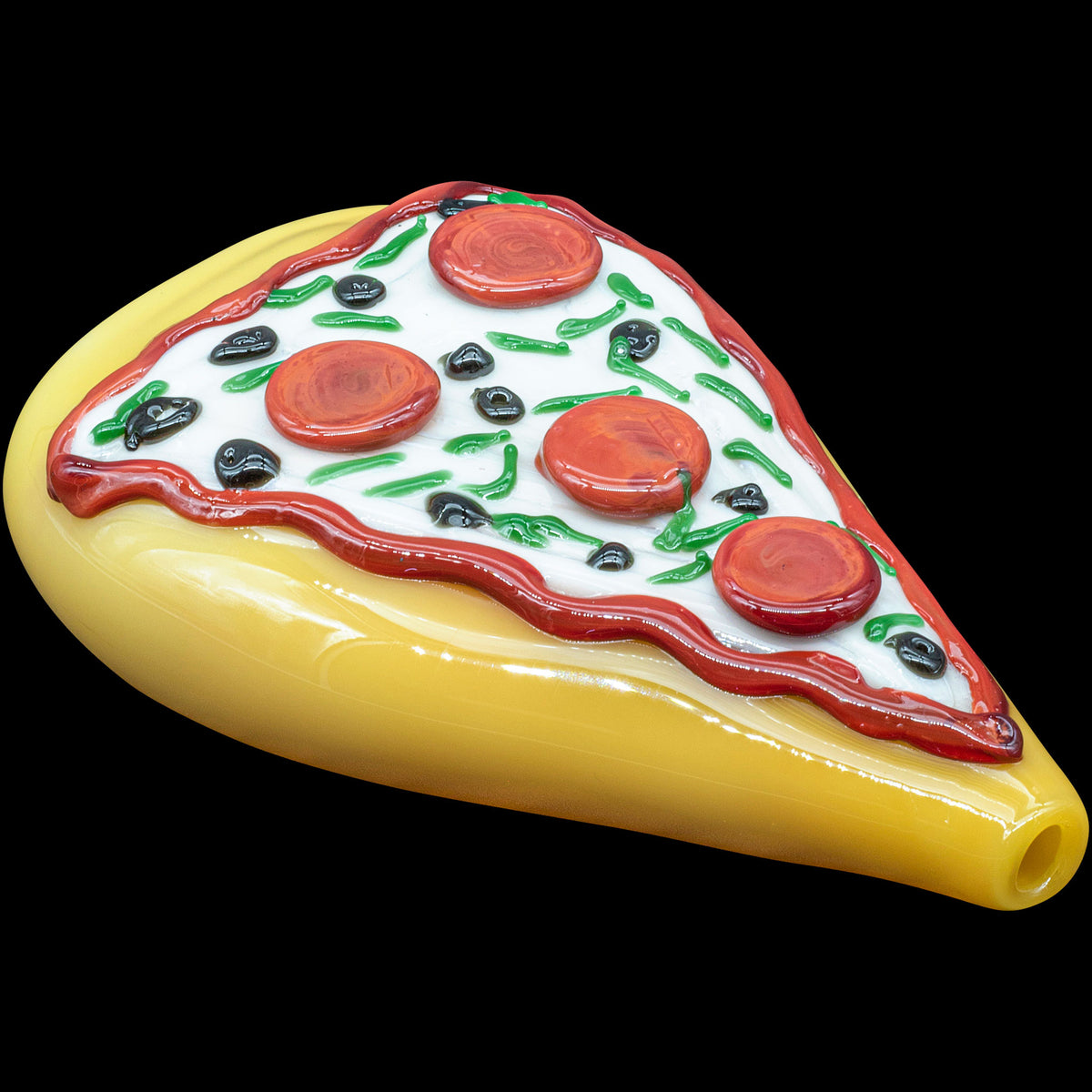 "Potperoni" Glass Pizza Pipe LA Pipes