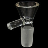 Funnel glass on glass 14mm bowl with handle