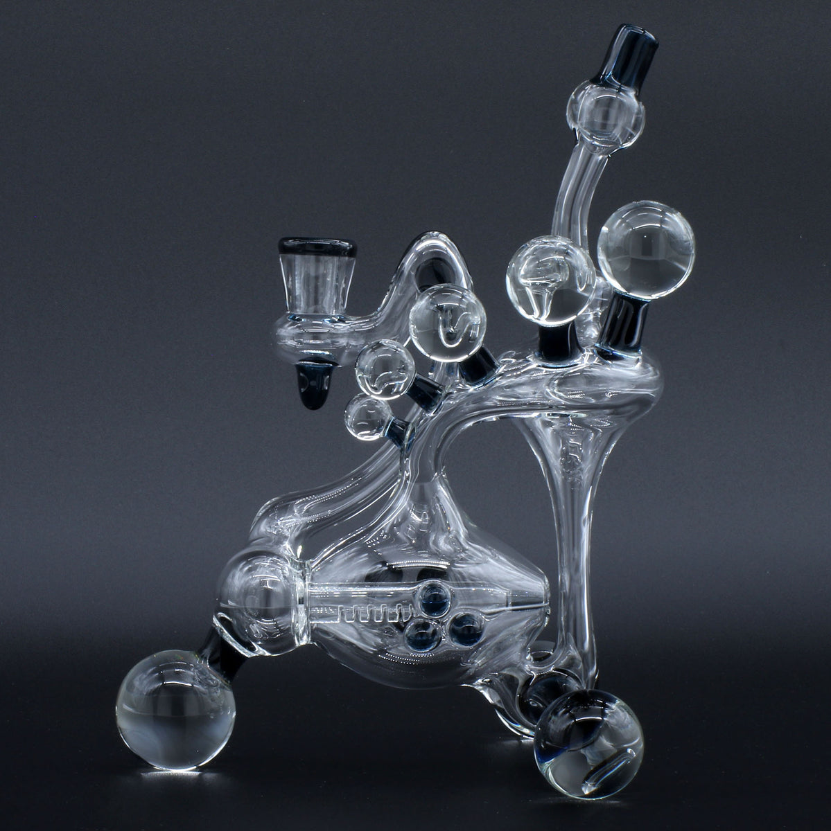 Clayball Glass Electric Moon Heady Recycler Dab-Rig – LA Pipes