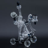Clayball Glass "Electric Moon" Heady Recycler Dab-Rig