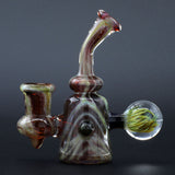 Clayball Glass "Blood Moon" Heady Sherlock Dab Rig
