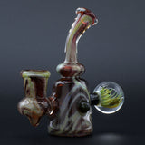Clayball Glass "Blood Moon" Heady Sherlock Dab Rig