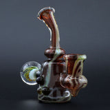 Clayball Glass "Blood Moon" Heady Sherlock Dab Rig