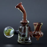 Clayball Glass "Blood Moon" Heady Sherlock Dab Rig