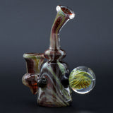 Clayball Glass "Blood Moon" Heady Sherlock Dab Rig