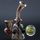 Clayball Glass "Blood Moon" Heady Sherlock Dab Rig