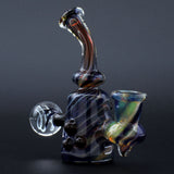 Clayball Glass "Black Moon" Heady Sherlock Dab Rig