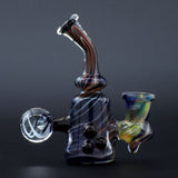 Clayball Glass "Black Moon" Heady Sherlock Dab Rig