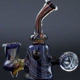 Clayball Glass "Black Moon" Heady Sherlock Dab Rig