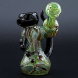 Clayball Glass "Red Horn Nebula" Heady Sidecar Bubbler