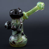 Clayball Glass "Red Horn Nebula" Heady Sidecar Bubbler