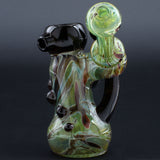 Clayball Glass "Red Horn Nebula" Heady Sidecar Bubbler