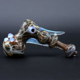 Clayball Glass "Aurora Nebula" Heady Hammer Bubbler