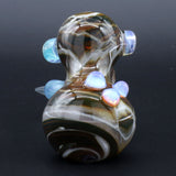 Clayball Glass "Aurora Nebula" Heady Hammer Bubbler