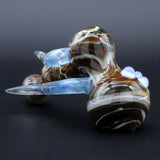 Clayball Glass "Aurora Nebula" Heady Hammer Bubbler