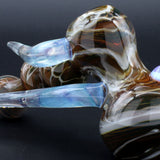 Clayball Glass "Aurora Nebula" Heady Hammer Bubbler