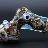 Clayball Glass "Aurora Nebula" Heady Hammer Bubbler