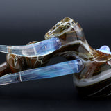 Clayball Glass "Aurora Nebula" Heady Hammer Bubbler