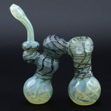 Clayball Glass "Dub-Bubb" Sherlock Double Bubbler