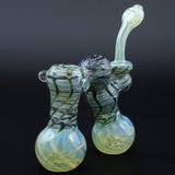 Clayball Glass "Dub-Bubb" Sherlock Double Bubbler