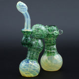 Clayball Glass "Dub-Bubb" Sherlock Double Bubbler