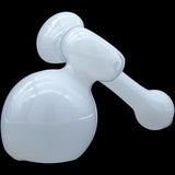 "Ivory Sidecar" Glass Sidecar Bubbler Pipe