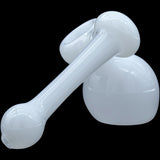 "Ivory Sidecar" Glass Sidecar Bubbler Pipe