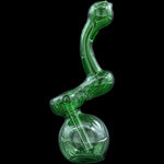 "Sherbub" Glass Sherlock Bubbler Pipe (Various Colors)