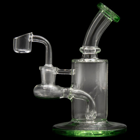 Glassic "Sidekick" Dab Rig with Color Base and Mouthpiece