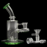 Glassic "Sidekick" Dab Rig with Color Base and Mouthpiece