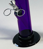 JM Enterprises 6-9-12-15" Acrylic Straight Tube Basic Bong - Multiple Colors