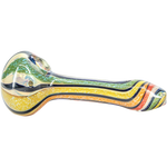 Rainbow Dichroic Glass Spoon Pipe