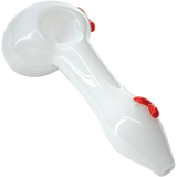"Drooping Hearts" Solid White Drooper Spoon