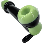 "Alien Locks" Green n Black Sherlock Pipe