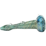 The "Abyss" Oil-Drop Honeycomb Head Glass Spoon Pipes