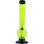 JM Enterprises 8" Acrylic Angled Neck Bubble Bong - Multiple Colors