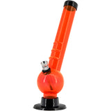 JM Enterprises 8" Acrylic Angled Neck Bubble Bong - Multiple Colors