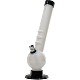 JM Enterprises 8" Acrylic Angled Neck Bubble Bong - Multiple Colors