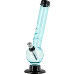 JM Enterprises 8" Acrylic Angled Neck Bubble Bong - Multiple Colors