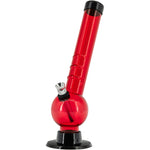 JM Enterprises 8" Acrylic Angled Neck Bubble Bong - Multiple Colors