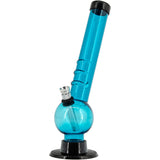 JM Enterprises 8" Acrylic Angled Neck Bubble Bong - Multiple Colors