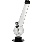 JM Enterprises 8" Acrylic Angled Neck Bubble Bong - Multiple Colors