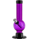 JM Enterprises 6" Acrylic Bubble Bong - Multiple Colors