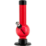 JM Enterprises 6" Acrylic Bubble Bong - Multiple Colors